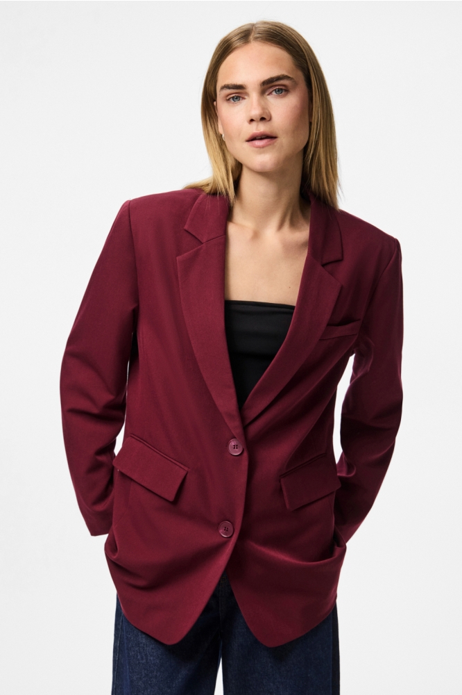 PCKAMIL LS LOOSE BLAZER NOOS BC 17157464 Tawny Port